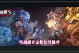 荒原曙光游戏宠物捕捉与培养推荐